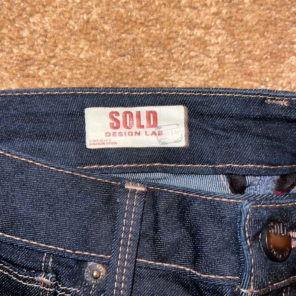 Sold Design Lab flare jeans - Picture 2 of 8